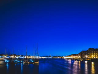 Preston Riversway Docks before sunrise