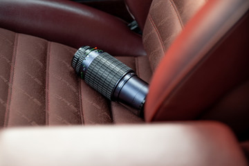 Vintage Lens in Oldtimer