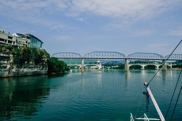 Naklejka premium Walnut Street Bridge Chattanooga Tennessee