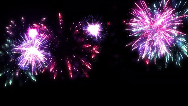 Fireworks - looping display -v4