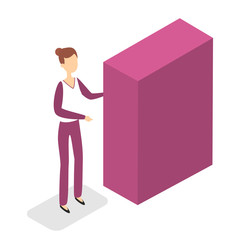 Woman standing in room at the wardrobe