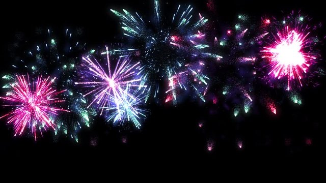 Fireworks - looping display -v2