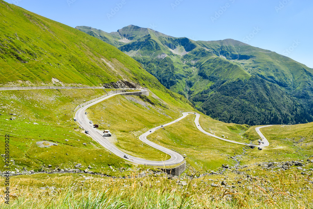 Wall mural the transfagarasan road.