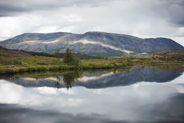lake in the mountains