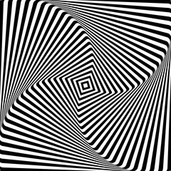 Abstract op art graphic design.