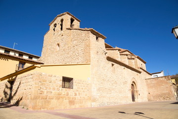 Medieval chapel in  Zorita del Maestrazgo county Teruel Aragon Spain