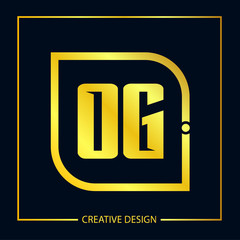 Initial Letter OG Logo template design