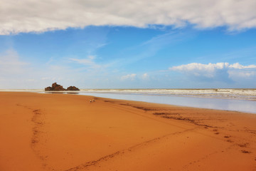 stunning beach on the Atlantic ocean