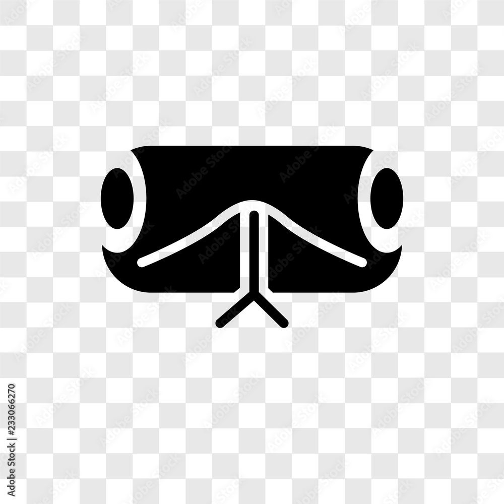 Poster snake vector icon isolated on transparent background, snake transparency logo design