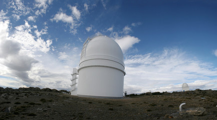 astrological observatory, dome, calar alto, spain