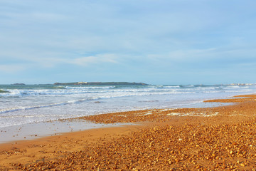 stunning beach on the Atlantic ocean