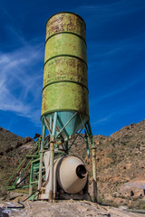 concrete mixer, industrial concrete mixer, large concrete mixer, cement silo