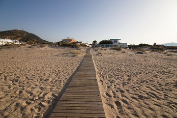 Fototapeta na wymiar Beach in Barbate Cadiz province Andalusia Spain