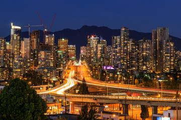 Vancouver At Dusk