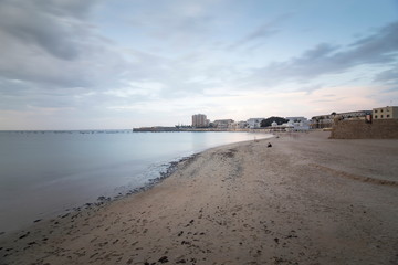 Caleta beach in Cadiz Andalusia Spain