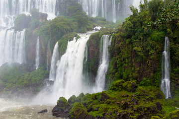 Iguassu Falls, the largest series of waterfalls of the world, Argentina