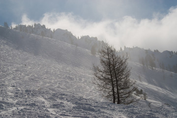 Chamonix, Schnee