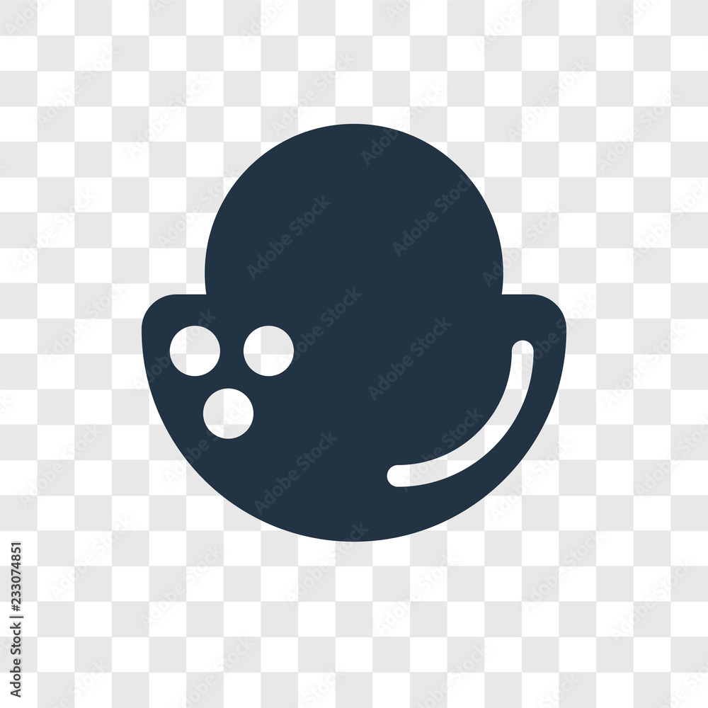Aufkleber lychee vector icon isolated on transparent background, lychee transparency logo design