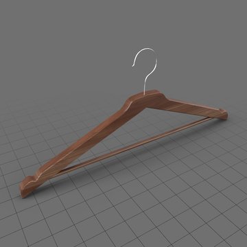 Wooden hanger
