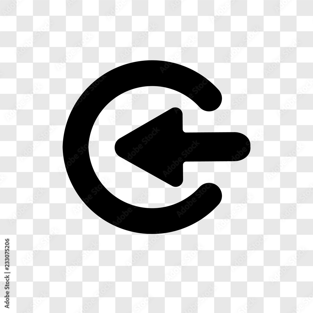 Poster enter up vector icon isolated on transparent background, enter up transparency logo design