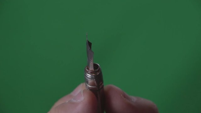Quill and Ink Scenery; Green Screen / Chroma Key