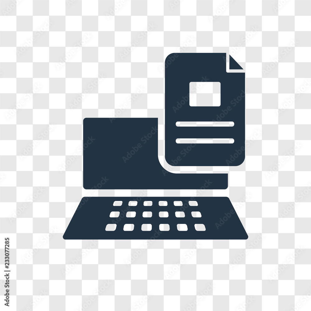 Poster data transfer vector icon isolated on transparent background, data transfer transparency logo design