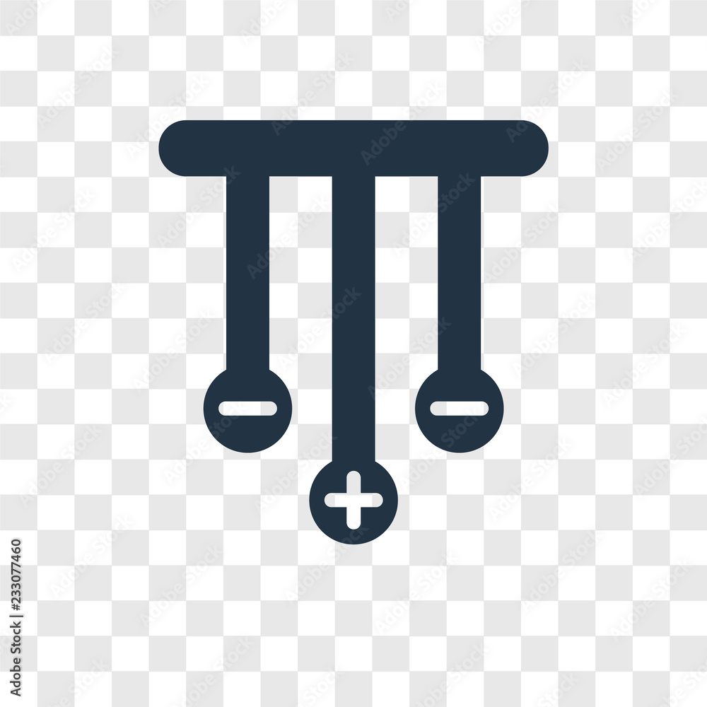 Aufkleber circuit vector icon isolated on transparent background, circuit transparency logo design