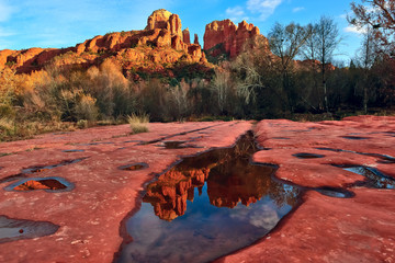 Cathedral Rock Sandstone Reflections