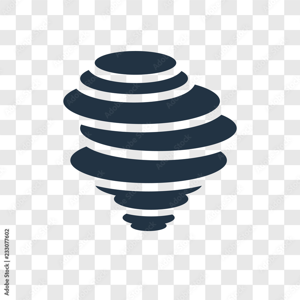 Poster vortex vector icon isolated on transparent background, vortex transparency logo design