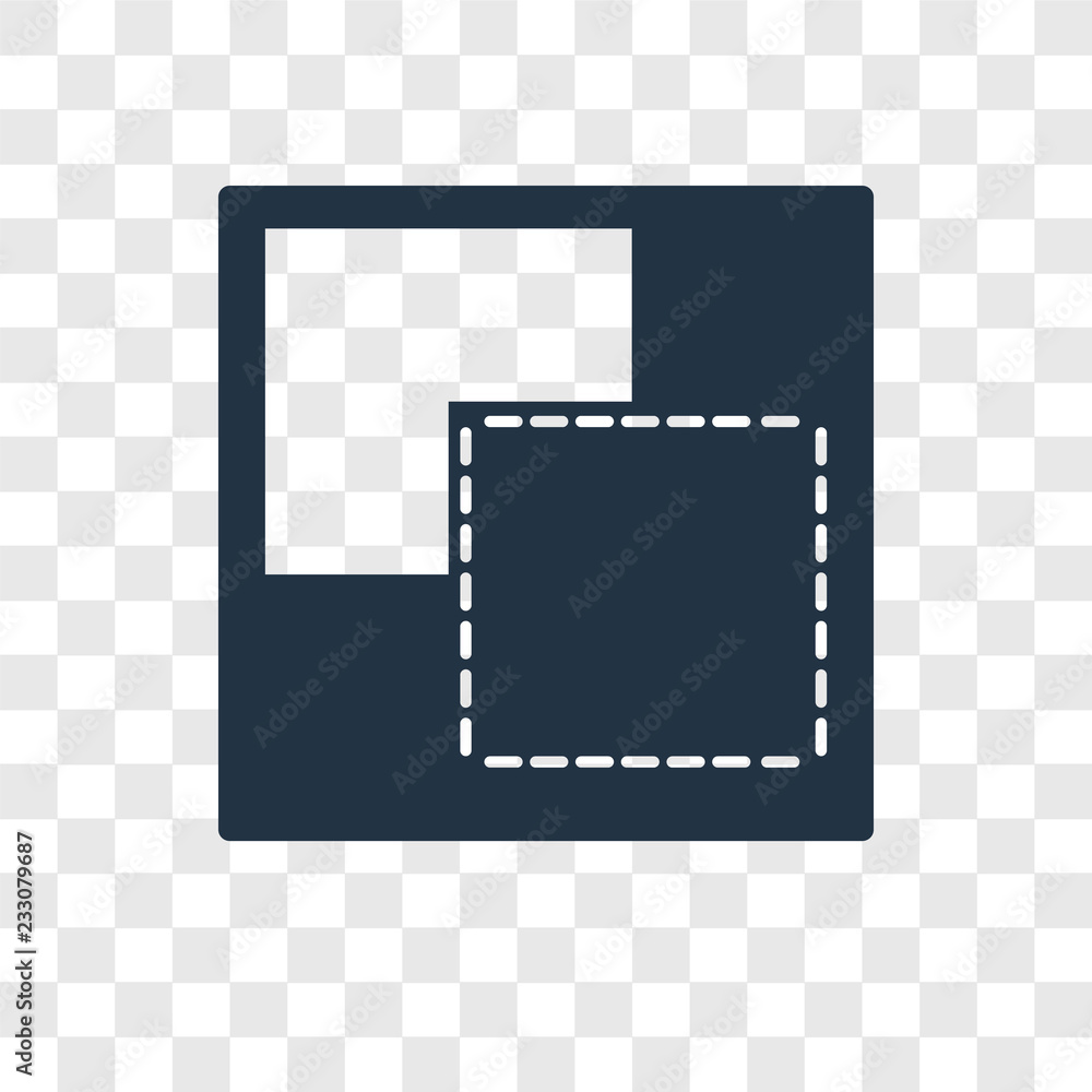 Poster background vector icon isolated on transparent background, background transparency logo design