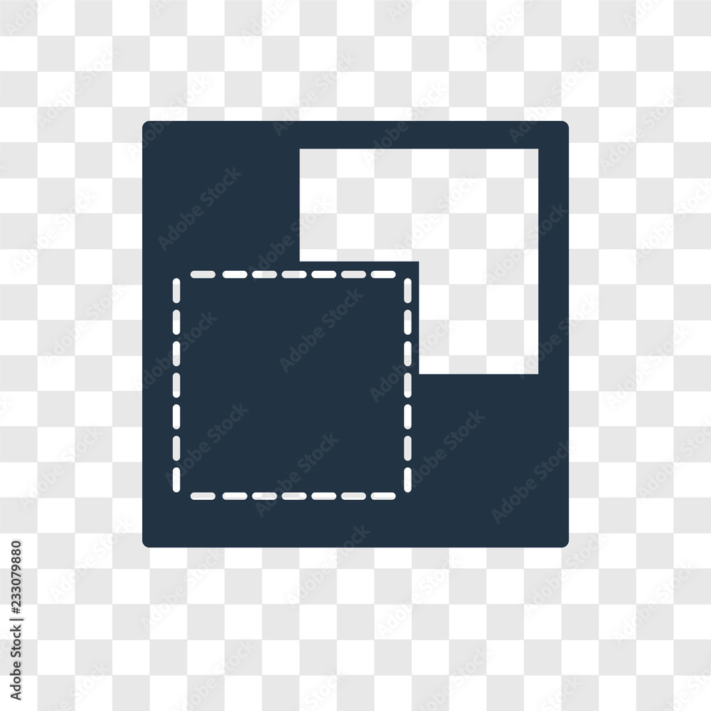 Poster background vector icon isolated on transparent background, background transparency logo design