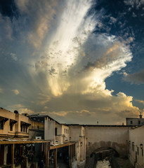 Fototapeta premium Sunset Over Fes, Morocco