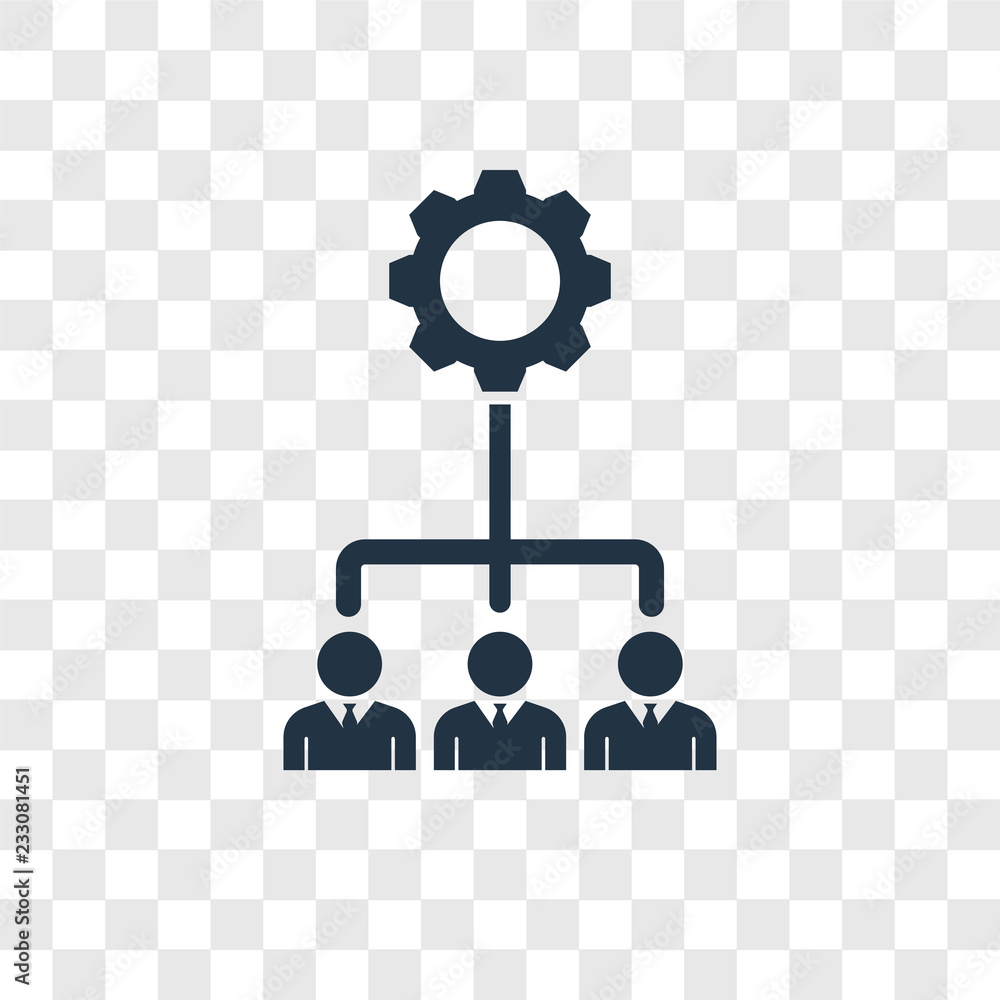 Poster networking vector icon isolated on transparent background, networking transparency logo design