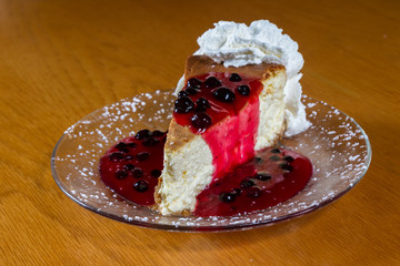 huckleberry cheese cake