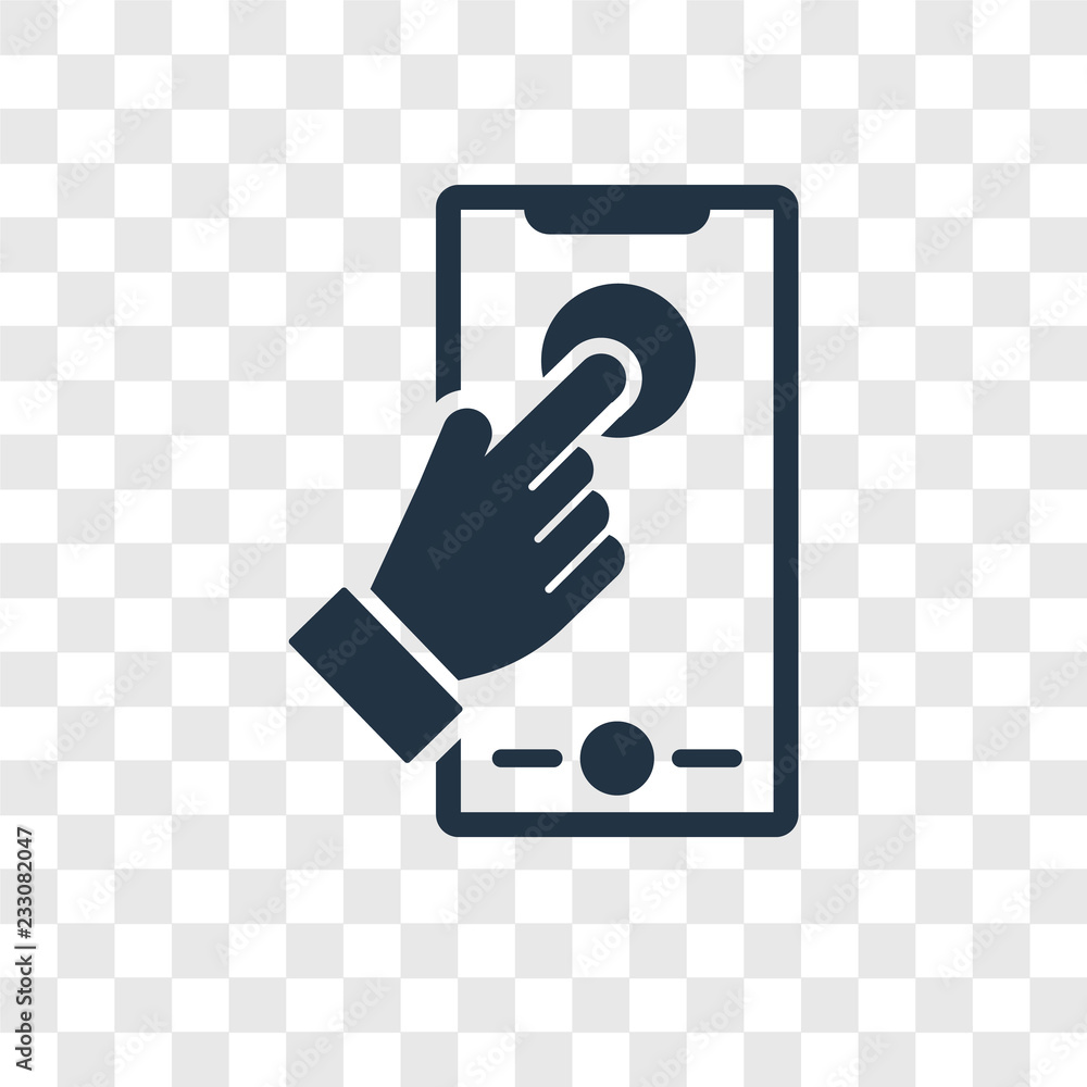 Poster link vector icon isolated on transparent background, link transparency logo design