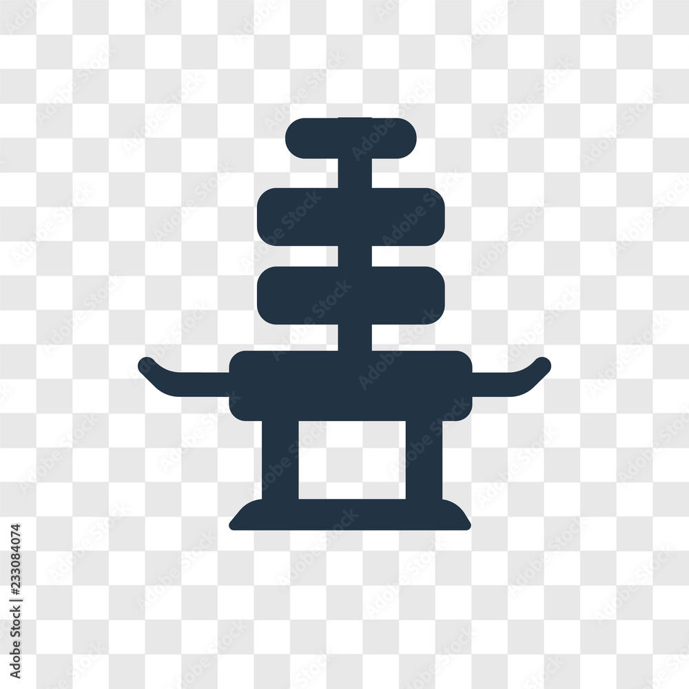 Aufkleber machine vector icon isolated on transparent background, machine transparency logo design