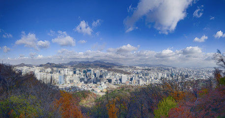 Seoul city​ autumn ​season​ 