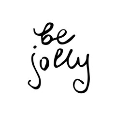 Set of Christmas lettering handwritten