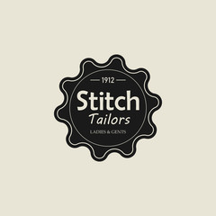 logo, tailor, sticker. Element of logo icon for mobile concept and web apps. Vintage logo, tailor, sticker icon can be used for web and mobile