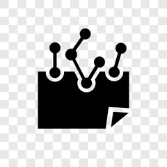 Encryption vector icon isolated on transparent background, Encryption transparency logo design