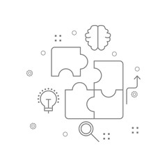 analytics, blocks, business, marketing icon. Element of ai icons for mobile concept and web apps. Thin line analytics, blocks, business, marketing icon can be used for web