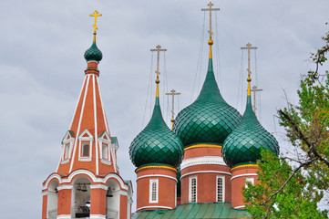 Fototapeta na wymiar Church of Archangel Michael, Yaroslavl, Russia