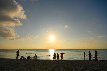 グアムの夕焼け