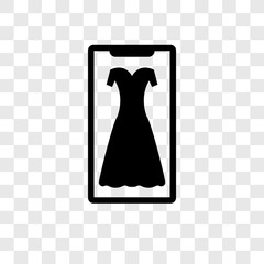 Fashion vector icon isolated on transparent background, Fashion transparency logo design