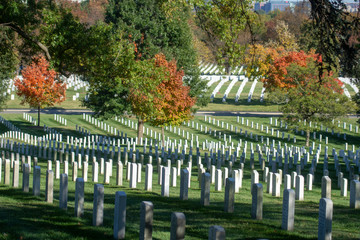 Autumn afternoon at Arlington National Cemetery