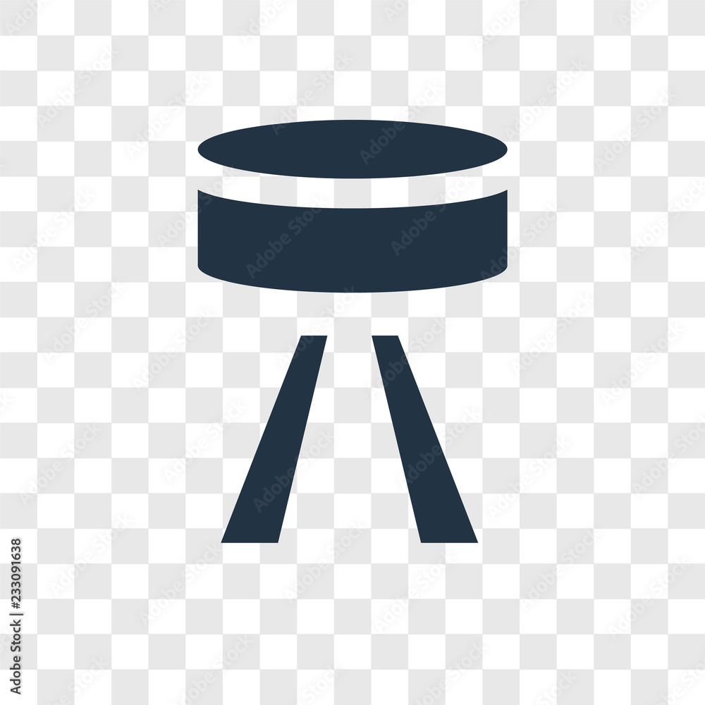 Poster puck vector icon isolated on transparent background, puck transparency logo design
