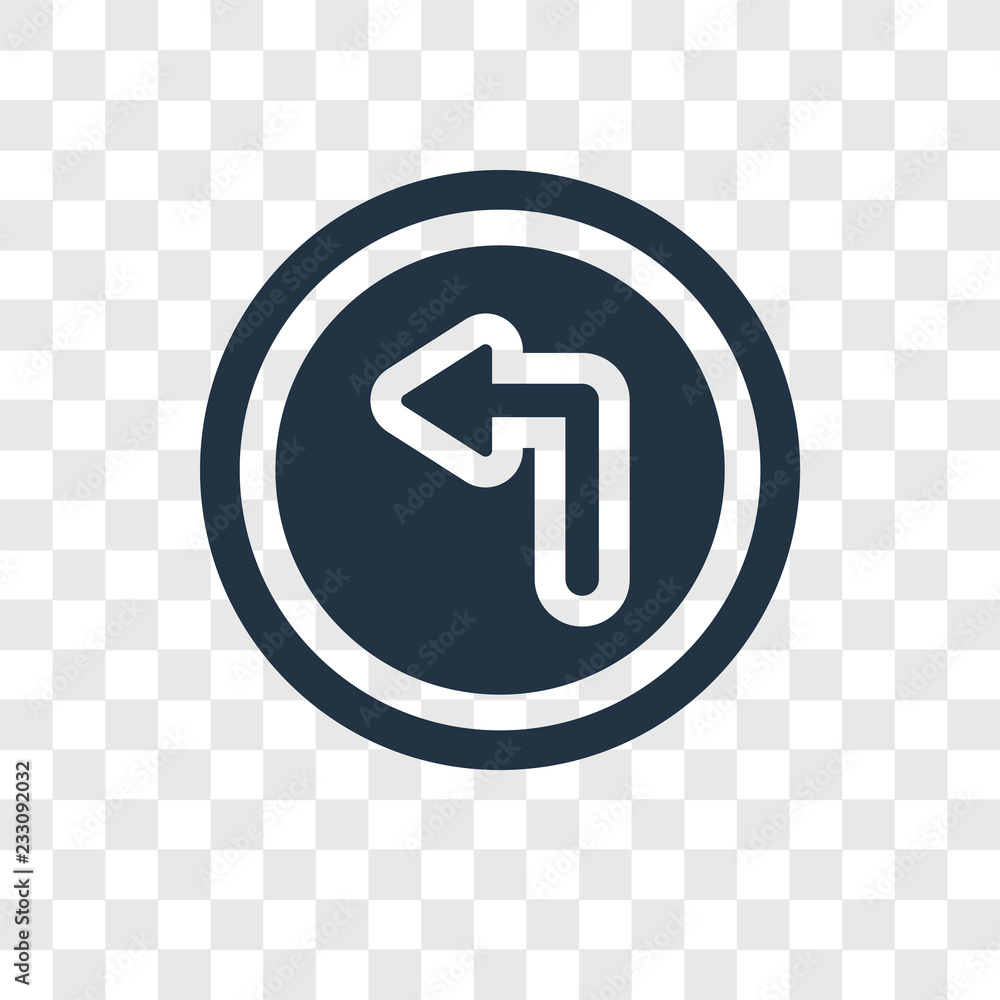 Poster traffic vector icon isolated on transparent background, traffic transparency logo design