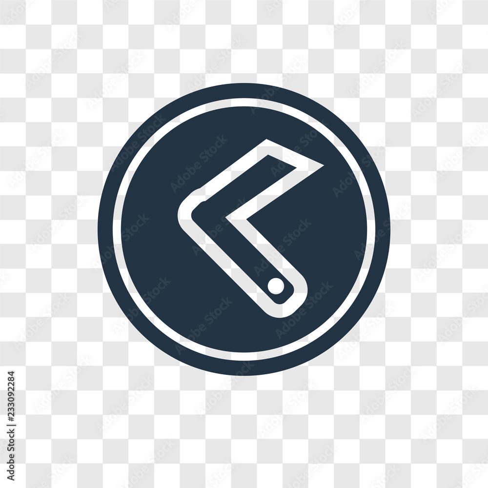 Poster weapon vector icon isolated on transparent background, weapon transparency logo design