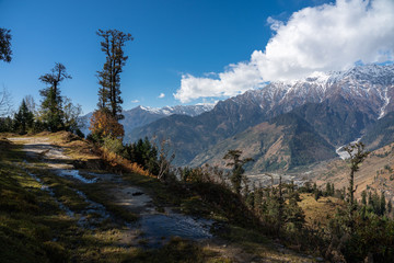  Indian Himalayas mountains in Manali Rohtang Pass 