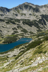 Naklejka na ściany i meble Panoramic Landscape with Dalgoto (The Long ) lake, Pirin Mountain, Bulgaria